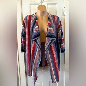 Dressbarn Waterfall Cardigan Size 3X